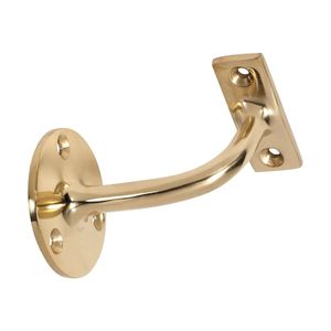 Exclusive 2025 Designer Brass Rope <b>Bracket</b> with Polished Golden Finish, <b>Heavy</b>-<b>Duty</b> Grip, and Sophisticated Handrail <b>Brackets</b> - Product Image 3