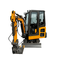 BITSMANN BSM18 Mini-excavatrice compacte de 1,8 tonne certifiée CE à vendre Fournisseur chinois Minikoparka à louer Moteur principal
