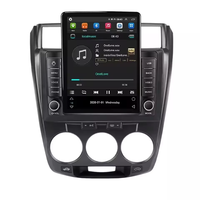 Lecteur multimédia Android 13 pour Honda City 2008-2013 avec écran IPS+2.5D+DSP, 4+64G, navigation GPS, commande au volant, audio BT, stéréo, électronique automobile
