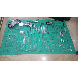 Ensemble de 78 pinces pour étudiants vétérinaires en micro-chirurgie Outils manuels en acier et en métal Base d'instruments chirurgicaux - Product Image 2