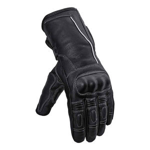 Guantes de Motocicleta de Cuero Deportivos Personalizados de Alta Calidad al por Mayor para Adultos, Servicio OEM con Logotipo Personalizado para Ciclismo - Product Image 2
