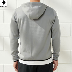 เสื้อมีฮู้ดแบบสวมหัวสำหรับผู้ชายเสื้อสเวตเตอร์แบบสวมศีรษะขนาด00-500 GSM เสื้อสเวตเชิ้ตไหล่ตกดีไซน์ว่างเปล่าพิมพ์ลายบ็อกซี่พอดีตัว - Product Image 2