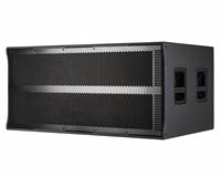 VT218S Subwoofer de sonido de matriz de línea doble de 18 pulgadas de rendimiento comercial grande 4200W bajo 4ohm impedancia escenario caja de madera colgante