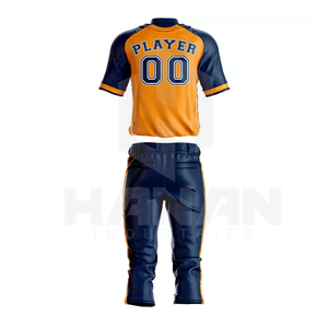 Conjuntos de uniformes ligeros para equipos de béisbol: colores y diseños personalizados OEM disponibles a buen precio desde Pakistán - Product Image 4