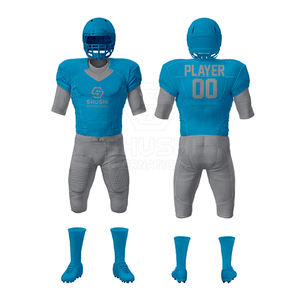 Uniformes de Fútbol Americano de la Mejor Calidad, Diseños Personalizados, Impresión Sublimada, Manga Corta, 100% Poliéster, Secado Rápido, Transpirable - Product Image 2