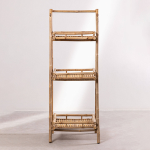 Estanterías de almacenamiento de frutas, estantes de pie de bambú, estantes de exhibición para cocina y hogar - Product Image 3