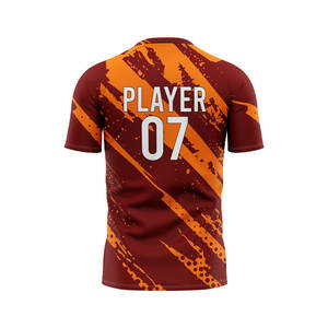 ชุดฟุตบอลผู้ใหญ่แบบกำหนดเอง ปี 2026 ชุดเต็ม 100% โพลีเอสเตอร์ พิมพ์ลายแบบระเหิด โลโก้ด้านหน้า ชุดฟุตบอลชาย - Product Image 3