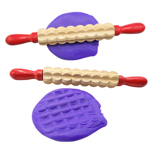 Bộ 6 hỗn hợp dập nổi 20x182mm Kid crafting công cụ cho bột chuẩn bị cán <span class=keywords><strong>Pin</strong></span> bộ - Product Image 5