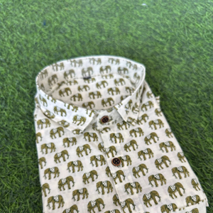 Chemises à manches courtes en coton de qualité supérieure, style décontracté pour hommes, tendance estivale, imprimé hawaïen, emballées individuellement - Product Image 1