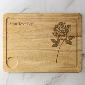 Tabla de Cortar Rectangular Grande de Madera Más Vendida, Hecha en India con Logotipo Personalizado Impreso, Lo Último en Artículos Esenciales de Cocina - Product Image 1