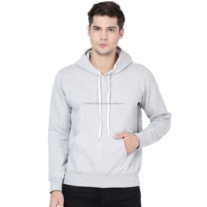 Sweat-shirts à capuche pour hommes personnalisés en gros, à séchage rapide, en coton surdimensionné, streetwear avec motif uni - Product Image 1