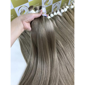 Cabello largo 50-80cm Tonos fríos Color Máquina vietnamita Cinta de trama doble Remy Extensiones de cabello humano crudo de alta calidad Estilos - Product Image 1