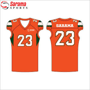 ชุดยูนิฟอร์มอเมริกันฟุตบอลสีแดงคุณภาพสูง ดีไซน์สั่งทำพิเศษ แบบซับลิเมชั่น กางเกงขาสั้น ไซส์ใหญ่ สำหรับฤดูร้อน แห้งเร็ว ระบายอากาศได้ดี - Product Image 3