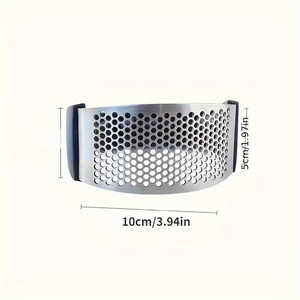 Prensa de Ajo de Acero Inoxidable Fácil de Usar, Cortador Manual de Verduras, Herramienta de Cocina para Picar y Triturar Hierbas, Especias y Frutas - Product Image 4