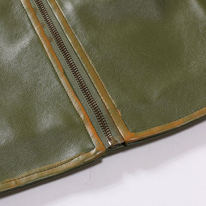 100% Natural best design breathable best arrival <b>Men</b> Leather <b>Jackets</b> pockets <b>Jacket</b> durable wholesale price <b>Men</b> Leather <b>Jacket</b> - Product Image 5