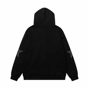 เสื้อฮู้ดสตรีทแวร์ฤดูหนาว ปักลายตามสั่ง ทรงโอเวอร์ไซส์ ฮิปฮอป ทรงหลวม ซิปหน้า - Product Image 6