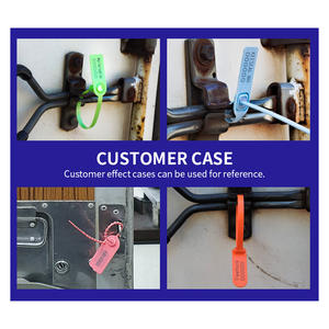 의류 플라스틱 씰을 사용한 JCPS005 맞춤형 일회용 플라스틱 씰의 태그 - Product Image 5