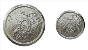 Chất lượng cao Logo khách hàng đồng phục ngoài trời nút làm bằng vàng 100% đồng Bolivia nút - Product Image 2