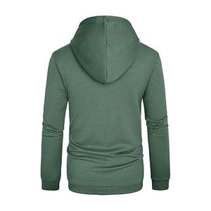 Sweat à capuche à fermeture éclair pour hommes Sweat-shirt à fermeture éclair chaud et confortable Personnalisé pour les hommes Plus Size Custom Front Pocket Hoodies - Product Image 4