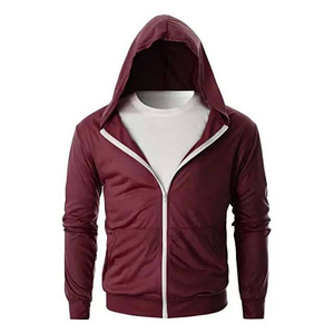 Meilleurs sweats à capuche élégants pour hommes avec couleurs personnalisées taille et logo 100% coton polaire personnalisé plaine hommes sweats à capuche avec fermeture éclair bon prix - Product Image 1