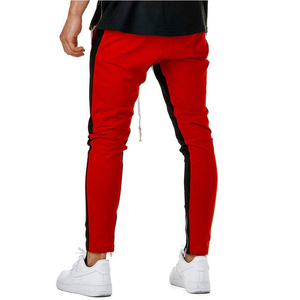 Joggers para hombre, pantalones de chándal informales de algodón 100%, pantalones hechos a medida de gimnasio, estilo ajustado con cintura con cordón - Product Image 2