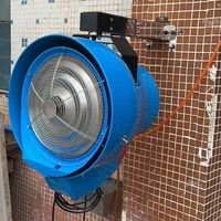 Système d'humidification agricole industriel à brumisation par ventilateur de plafond en acier inoxydable pour l'élimination de la poussière et le refroidissement des élevages avicoles OEM/ODM