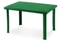 Ensemble de table à manger rectangulaire moderne pour l'extérieur, fabrication italienne, certifié ISO9001 TUV, résistant aux intempéries, pour les cours et les hôtels