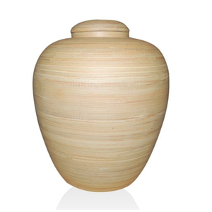 Wholesaler Manufacture Spun Bamboo Cremation Urn for Ashes ODM Bamboo Urn Decorative From Vietnam - Product Image 3