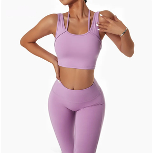 Ropa Deportiva de Secado Rápido y Transpirable para Mujer, Conjunto de Yoga de 3 Piezas, Fabricación Profesional, Ropa Deportiva sin Costuras para Gimnasio, Conjuntos de Yoga para Mujer - Product Image 2