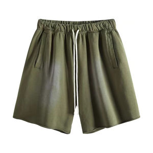 Summer Active Wear Blank Quick Dry <b>Jogging</b> <b>Shorts</b> Unisex Custom Terry Cotton <b>Men's</b> Workout Vintage Acid Washed <b>Shorts</b> - Product Image 2