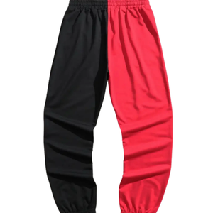 Pantalones lisos de secado rápido de estilo callejero de algodón para hombre, pantalones holgados para correr y correr, pantalones para correr y entrenar - Product Image 1