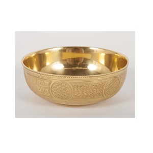 Frutero profundo redondo de aluminio pulido chapado en oro para servir en restaurante para palomitas de maíz y aperitivos cuenco decorativo para fiestas - Product Image 4