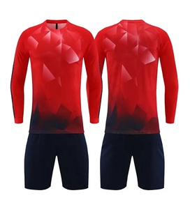 เสื้อกีฬาแขนยาวสำหรับผู้ชายชุดทีมของผู้ใหญ่เสื้อฟุตบอลพิมพ์ลาย - Product Image 3