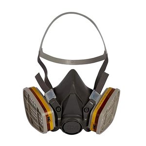 Masque respiratoire réutilisable demi-masque 3M 6300, matériau TPE, ajustement confortable, protection contre les vapeurs organiques, les gaz acides et les particules - Product Image 6