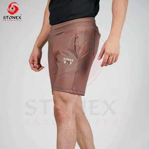 Pantalones cortos deportivos para gimnasio de verano de alta calidad para hombre con diseño personalizado - Product Image 1