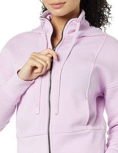 Factory Price Ladies Long Sleeve Pullover Cotton <b>Sublimation</b> <b>Hoodies</b> OEM Custom Crop Top Winter Printed Woven Fabric Wholesale - Product Image 4