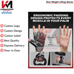 Guantes de Gimnasio para Levantamiento de Pesas con Soporte para Muñeca, Protección Completa de la Palma para Hombres y Mujeres, Entrenamiento de Levantamiento de Pesas, Fitness, Colgantes - Product Image 5