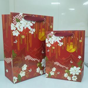 Bolsa de Compra de Papel Laminado Reciclable Ecológica de Lujo con Logotipo Personalizado para Tiendas Minoristas Premium, Decoración de Embalaje de Regalos - Product Image 2