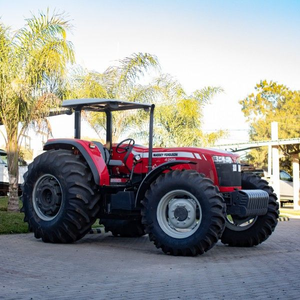 รถแทรกเตอร์มือสองสีแดง ยี่ห้อ Massey Ferguson สำหรับงานเกษตร พร้อมที่ตักด้านหน้า ขับเคลื่อน 4 ล้อ - Product Image 5