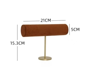 Thanh Lịch Có Thể Tháo Rời Kim Loại Cao Su Gỗ Trang Sức Hiển Thị Đứng Cổ Organizer Cho <span class=keywords><strong>Showcase</strong></span> Cho Đồng Hồ Bangle Vòng Đeo Tay Đồ Trang Sức Khác - Product Image 5