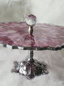 ที่ตั้งเค้กเรซินลาวาออกแบบสำหรับงานแต่งงานและวันเกิดแท่นตกแต่งและตกแต่งบนโต๊ะ - Product Image 4