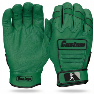 Custom Baseball <b>Batting</b> <b>Gloves</b> Wholesale Premium Breathable Leather Palm Wrist Closure Professional Gear Softball <b>Batting</b> <b>Gloves</b> - Product Image 6