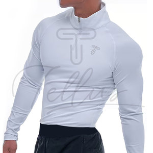 Chemise de compression pour homme - Matière Spandex/Polyester de haute qualité, antibactérienne, 220g, respirante et durable, séchage rapide, manches longues - Product Image 5