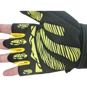 Guantes deportivos de neopreno para gimnasio de medio dedo 2024 para hombre, gran oferta de Color sólido para levantamiento de pesas - Product Image 5