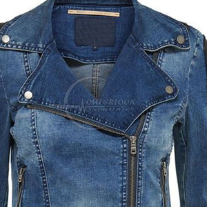 Custom Made Desgin Women <b>Jeans</b> Jacket For Outdoor use Factory Price Women <b>Jeans</b> Jacket Long Sleeves <b>Jeans</b> Jackets - Product Image 6