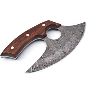 Cortador de hacha de pizza de acero de Damasco duradero para cocina y tienda de alimentos, fácil de mantener y diseñado para cocinar a diario - Product Image 3