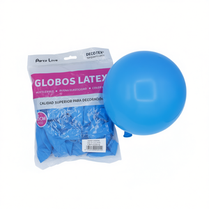 Palloncini in Lattice Party Love 30cm Azzurro R12 Decorazioni per Feste - Product Image 2