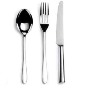 Couverts en acier inoxydable de qualité supérieure avec poignées ergonomiques au fini miroir parfaits pour les dîners formels, les repas de tous les jours, les fêtes. - Product Image 2