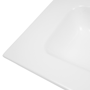 Lavello da incasso bianco lucido in ceramica 71x46 cm per mobili da bagno Pack 1 - Product Image 5
