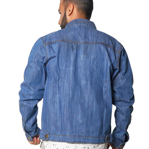 Vestes en jean bleu clair de haute qualité pour hommes 100% coton vente en gros en ligne pour la saison d'hiver faites avec un bon matériel - Product Image 2